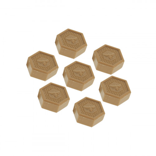 Lot de 7 savons hexagonaux à la propolis 25g