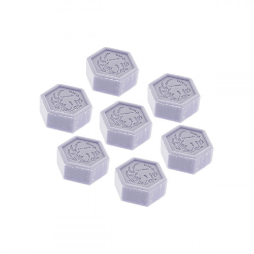 Lot de 7 Savons hexagonaux à la lavande 25g
