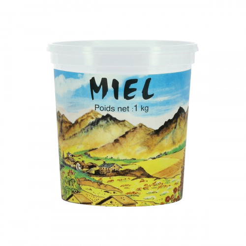 20 pots traditionnels décor Montagne 1kg