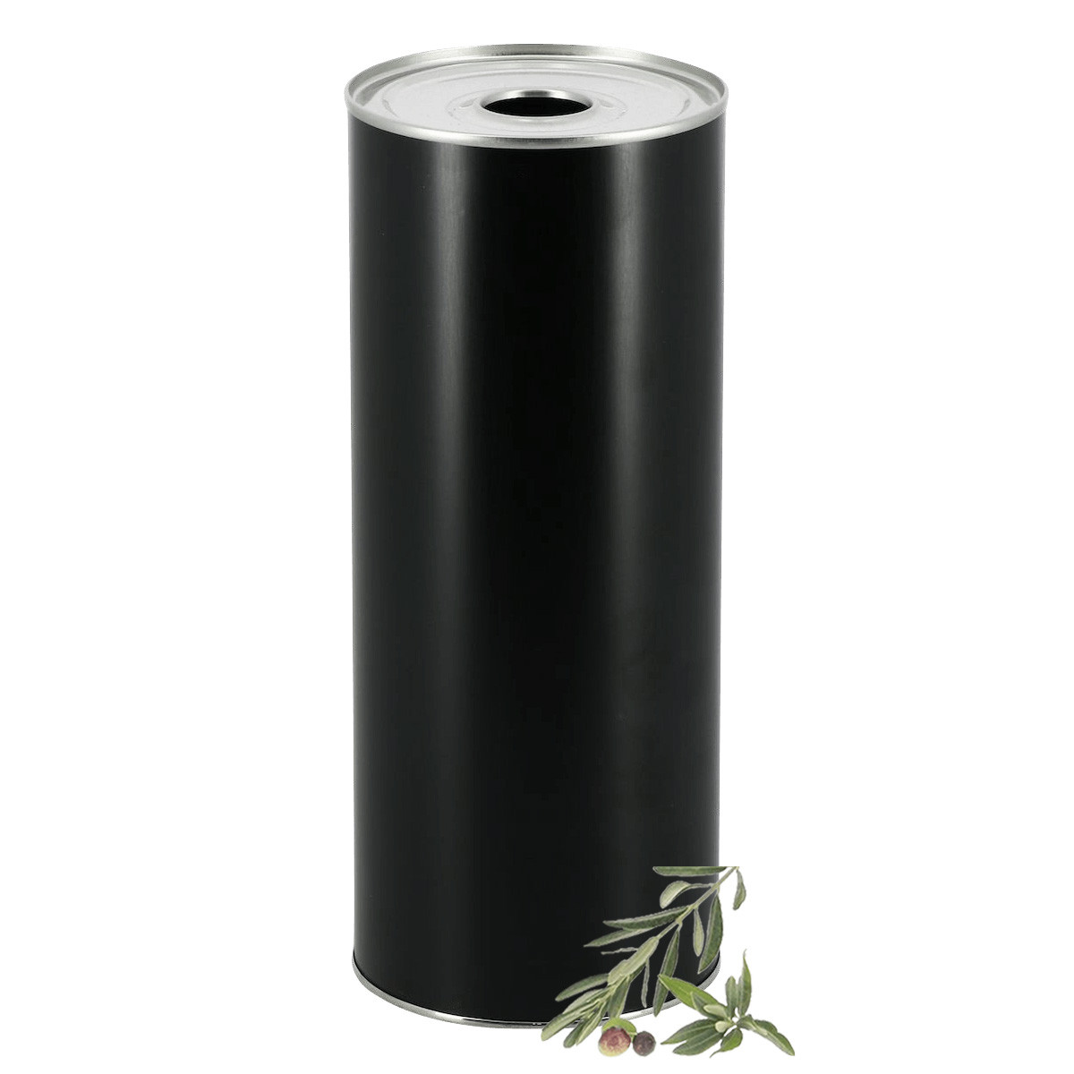 20 bidons ronds noir 1L