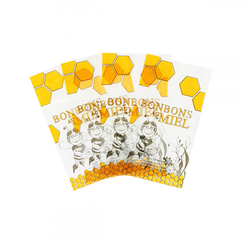 100 sachets imprimés Bonbons au miel 500g