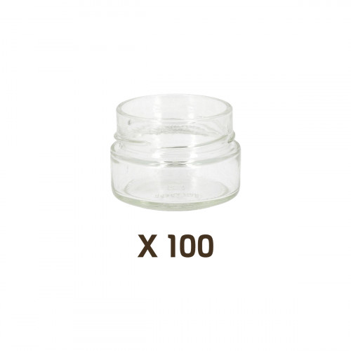 100 pots verre 125 g (106ml) Modernes TO 70 Deep
