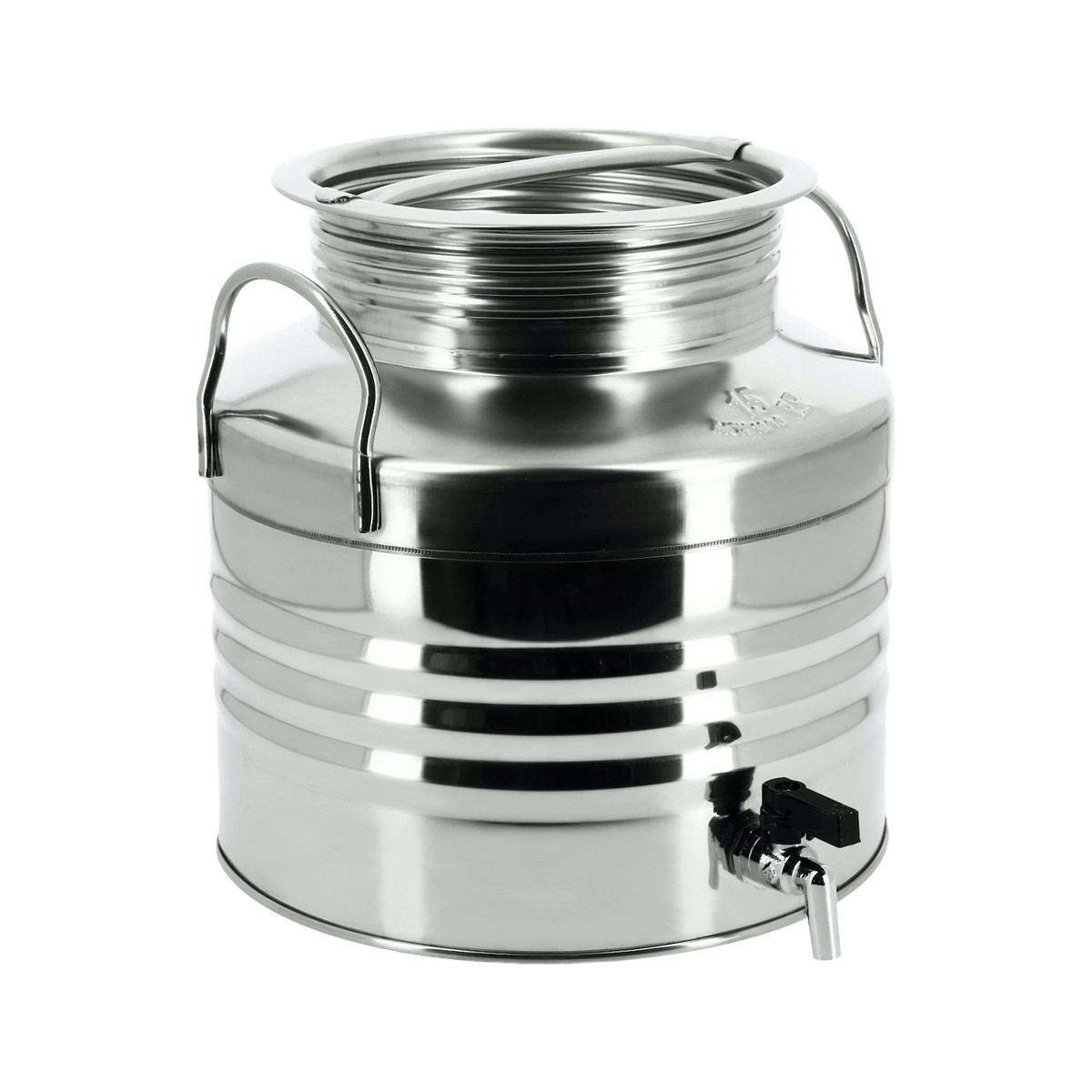 Fût inox 15L avec robinet...