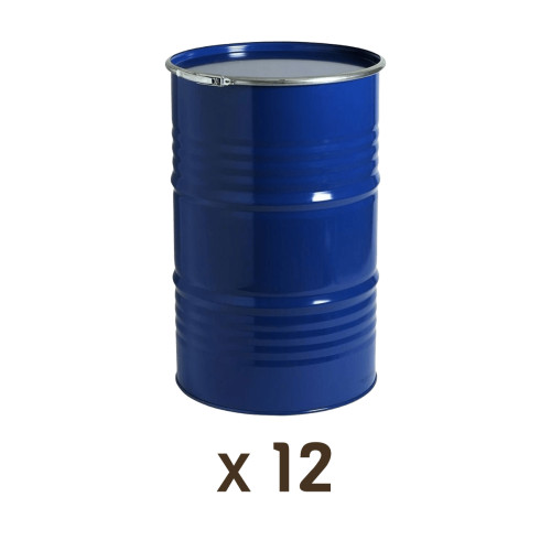 Palette de 12 fûts métalliques 300kg