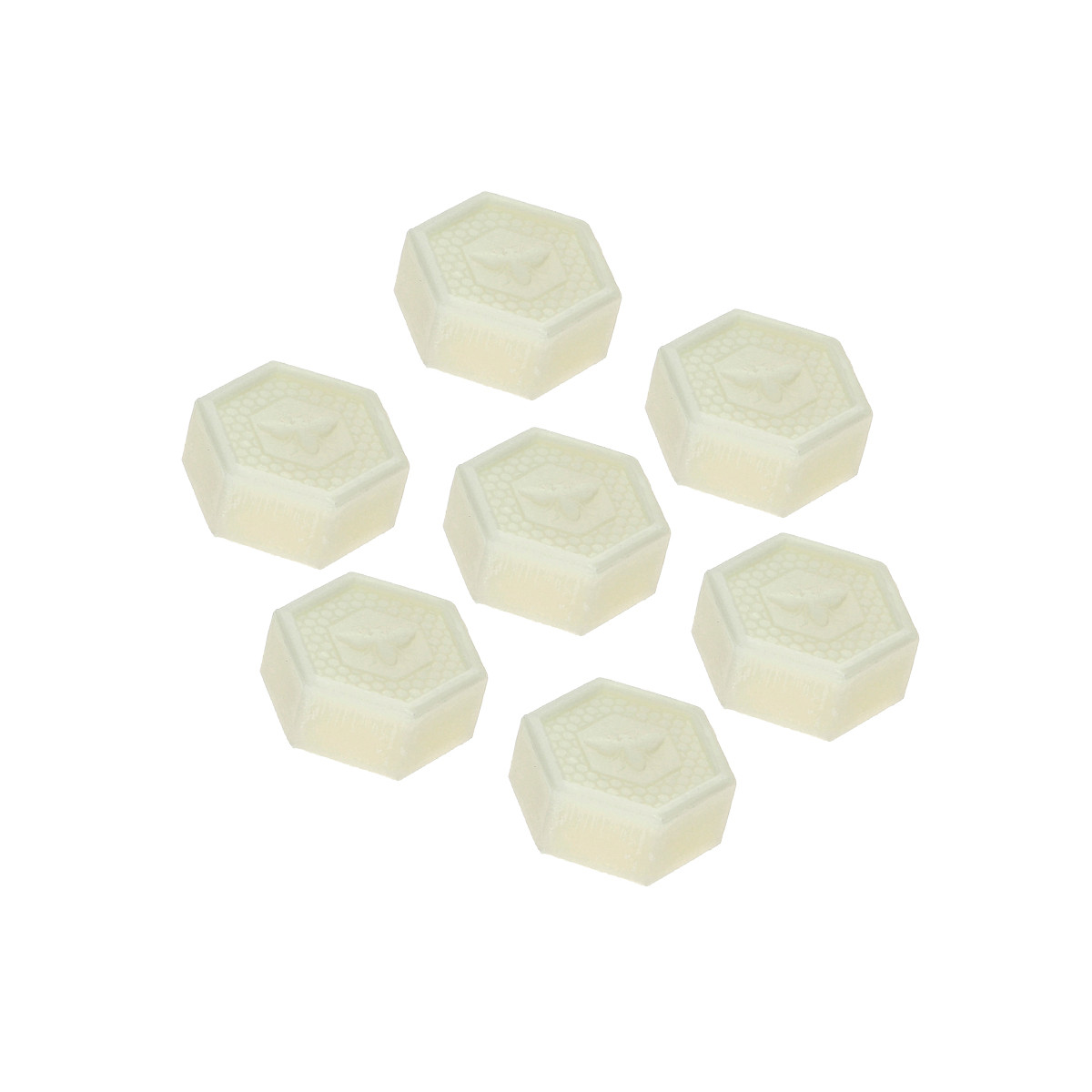Lot de 7 savons hexagonaux...