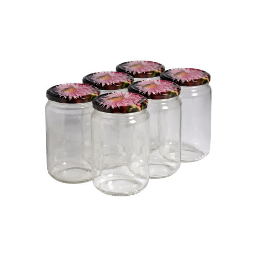 300 pots verre 1kg (750ml) avec couvercles TO82