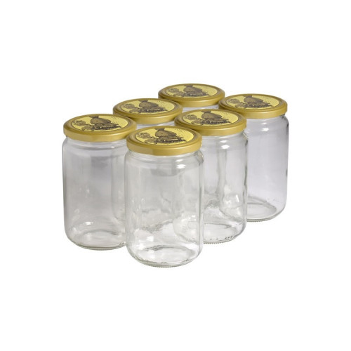 300 pots verre 1kg (750ml) avec couvercles TO82