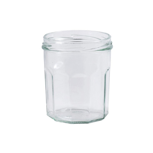 120 pots verre facettes 400g (324 ml) TO82