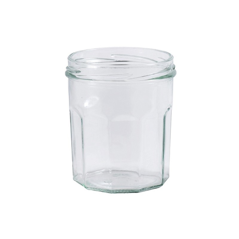120 pots verre facettes...