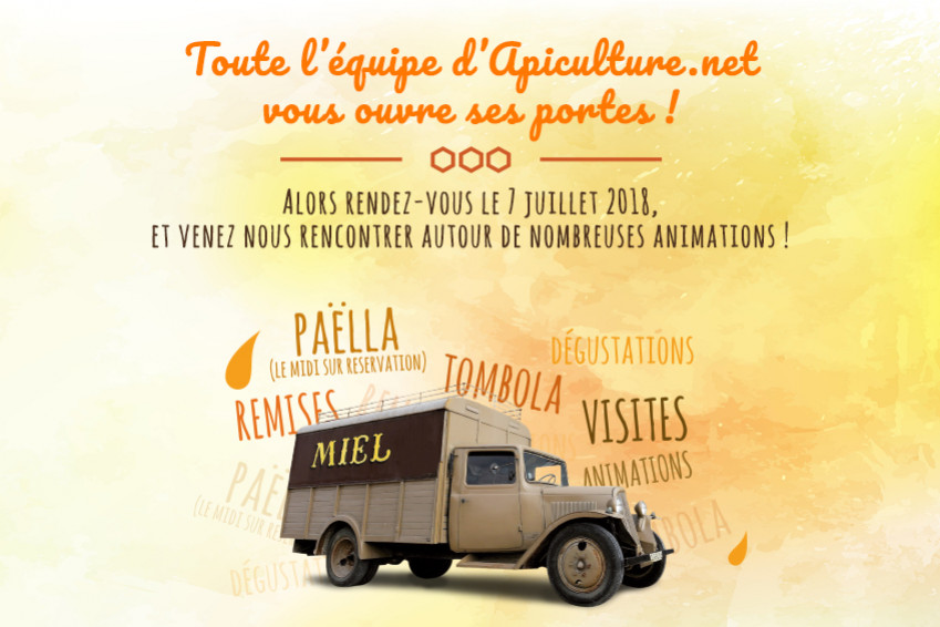 Journée portes ouvertes 2018 d'apiculture.live